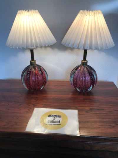 Murano glass table Lamps