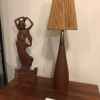 Teak table lamp - Image 3