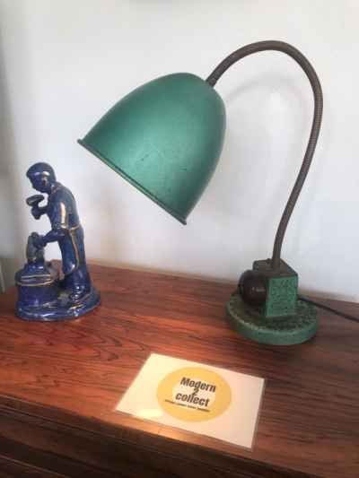 Green Industrial Table Lamp