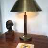 Brass & Leather Table Lamp - Image 2