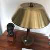 Brass & Leather Table Lamp - Image 4